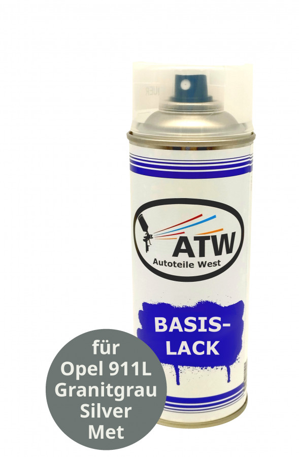 Autolack für Opel 911L Granitgrau Silver Metallic